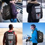 YOREPEK Travel Backpack, Extra Large 50L Laptop Backpacks for Men Women, Water Resistant College School Bookbag Airline Approved Business Work Bag with USB Charging Port Fits 17 Inch Computer, Black - Image 7